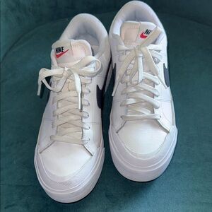 Nike Classic White and Black Low-Tops